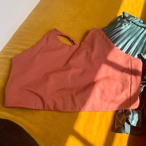 Girlfriend Collective Topanga Sports Bra in Sedona